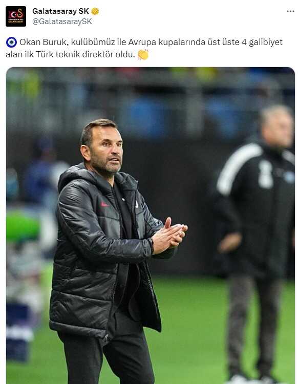 Galatasaray tarihinde bir ilk! Okan Buruk, Fatih Terim'in bile yapamadığını yaptı Galatasaray tarihinde bir ilk! Okan Buruk, Fatih Terim'in bile yapamadığını yaptı