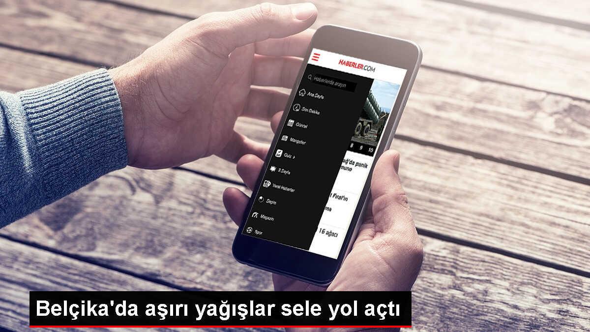Belçika'da Aşırı Yağışlar Sonucu Sele Neden Oldu