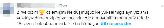 Arka Sokaklar ekrana döndü, seyirciler paylaşımlarla özlemlerini haykırdı