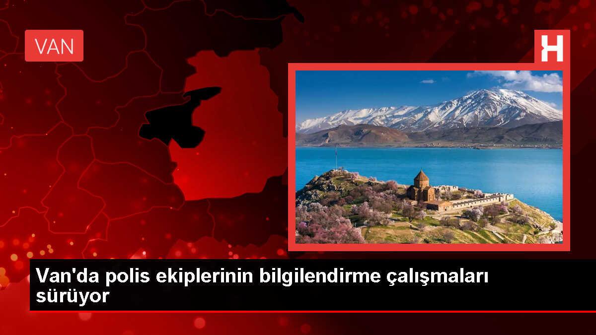 Van'da polis ekipleri vatandaşları KADES hakkında bilgilendirdi