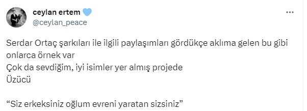 Ceylan Ertem, Serdar Ortaç'ın albümünde yer alan ünlü isimleri hedef aldı: Her şeyi ne çabuk unuttunuz?