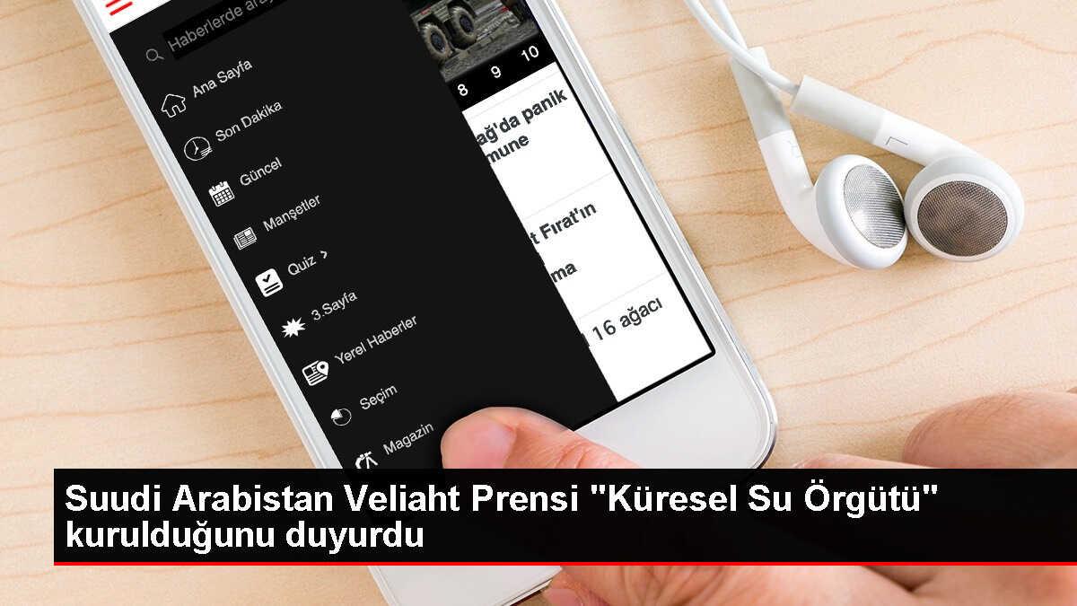 Suudi Arabistan Veliaht Prensi Küresel Su Örgütü'nü Kurdu