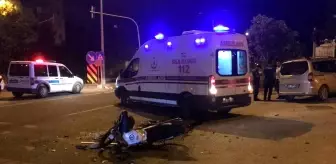 Bilecik'te motosikletle ticari araç çarpışması: 2 yaralı