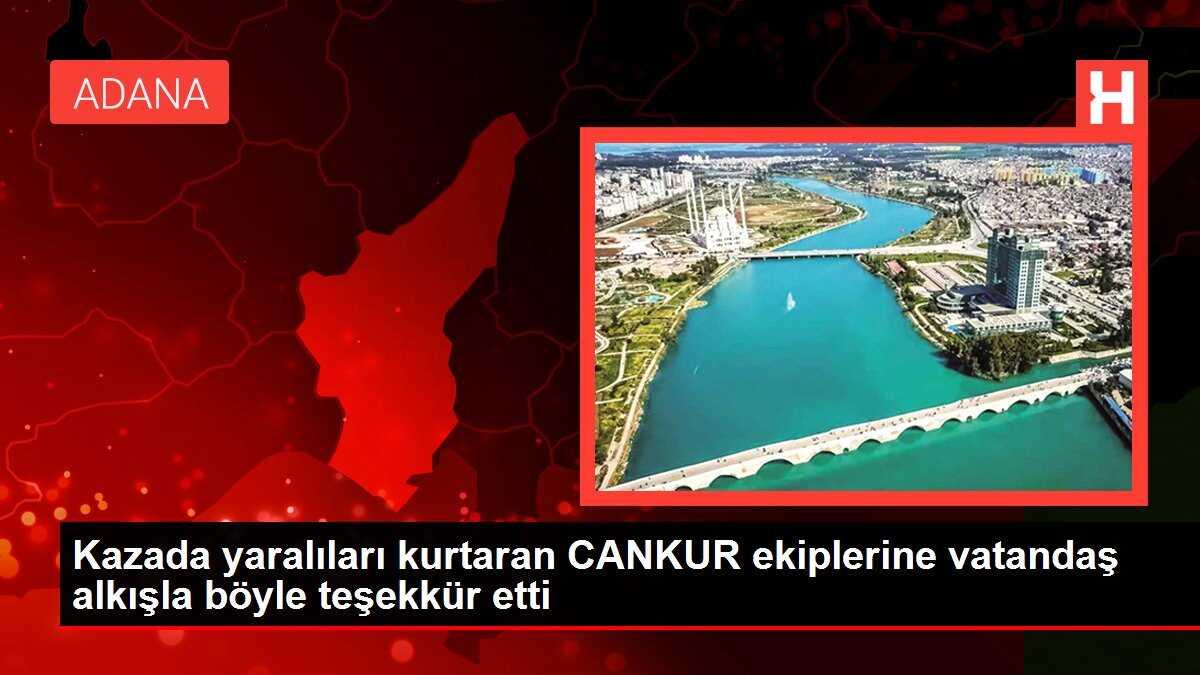 Kazada yaralıları kurtaran CANKUR ekiplerine vatandaş alkışla böyle teşekkür etti