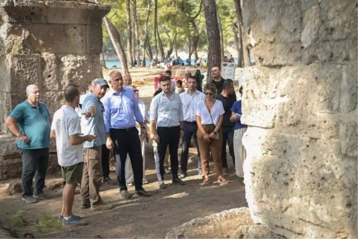 Phaselis Antik Kenti nde Kazı ve Onarım Çalışmaları Devam Ediyor Son