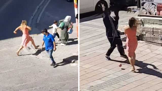 Esenyurt'ta başörtülü kadınlara saldıran şüpheli kadın gözaltına alındı, İstanbul Valiliğinden açıklama geldi Esenyurt'ta başörtülü kadınlara saldıran şüpheli kadın gözaltına alındı, İstanbul Valiliğinden açıklama geldi