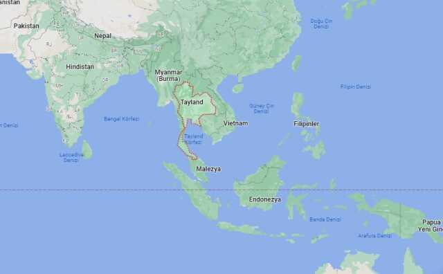 Tayland hangi yarım kürede? Tayland'ın konumu ve harita bilgisi