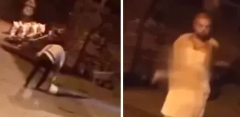 Husumetliyle tartışan genç, pompalı tüfekle ateş ettiği anları kaydetti