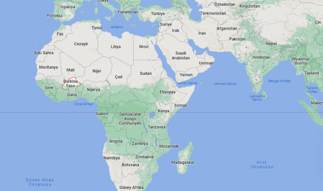 Burkina Faso hangi yarım kürede? Burkina Faso'nun konumu ve harita bilgisi