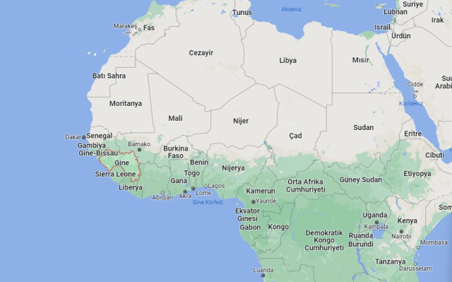 Gine hangi yarım kürede? Gine'nin konumu ve harita bilgisi