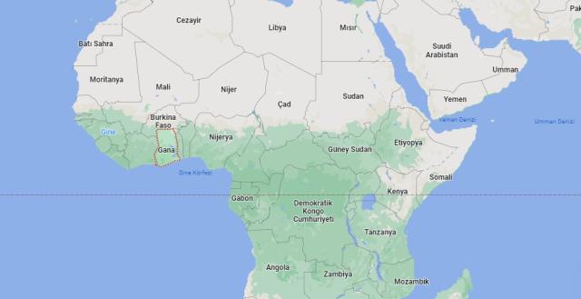 Gana hangi yarım kürede? Gana'nın konumu ve harita bilgisi