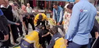 Pazarda alışveriş yapmak isterken hastanelik oldu