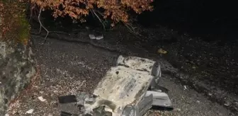 Ordu'da otomobil istinat duvarından denize yuvarlandı: 4 yaralı
