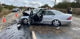 Karabük'ün Eflani ilçesinde iki otomobil çarpıştı: 4 yaralı