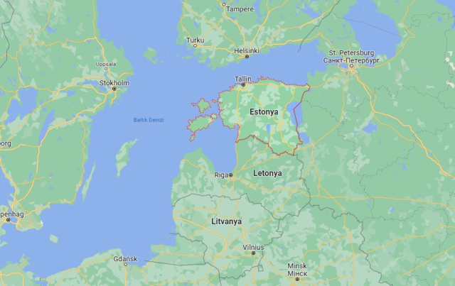 Estonya hangi yarım kürede, hangi kıtada? Estonya'nın konumu ve harita bilgisi