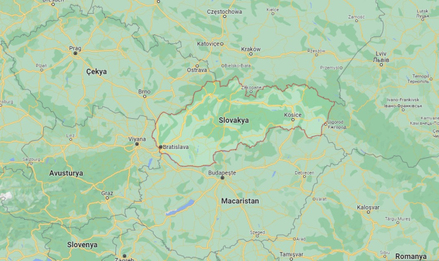 Slovakya hangi yarım kürede, hangi kıtada? Slovakya'nın konumu ve harita bilgisi