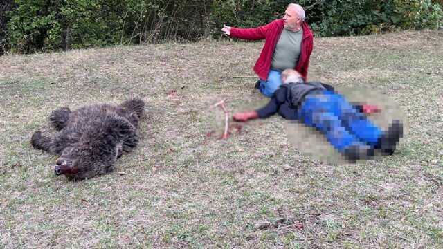 82 yaşındaki adama saldıran ayı, köylüler tarafından etkisiz hale getirildi 82 yaşındaki adama saldıran ayı, köylüler tarafından etkisiz hale getirildi