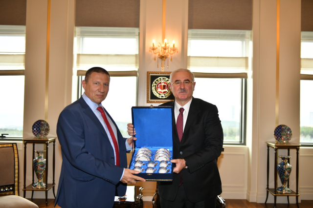 Yargıtay Başkanı Mehmet Akarca, Bulgaristan İçişleri Bakanı ve heyetini kabul etti