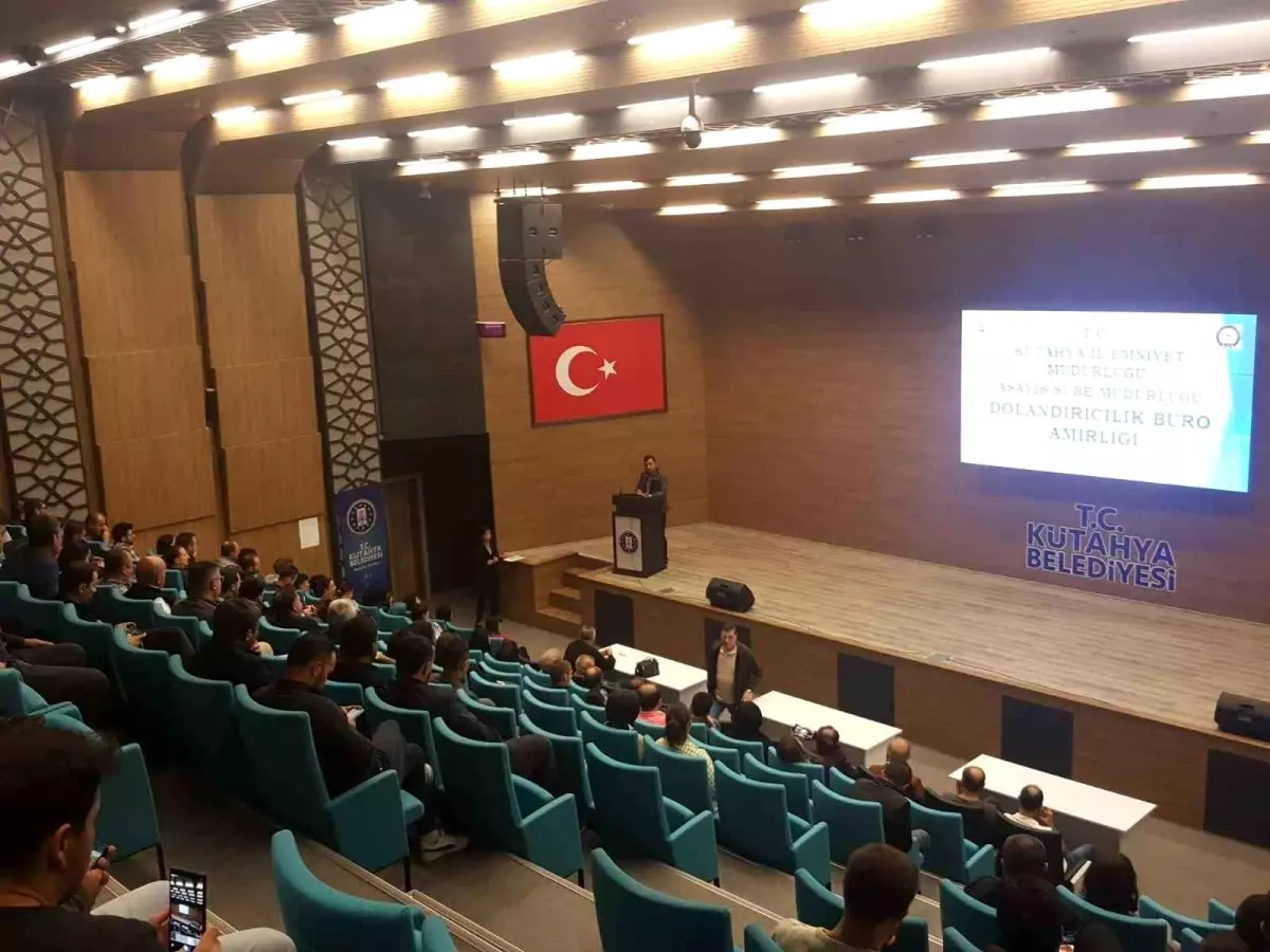 Kütahya Belediyesi Personeline Dolandırıcılık Semineri Son Dakika