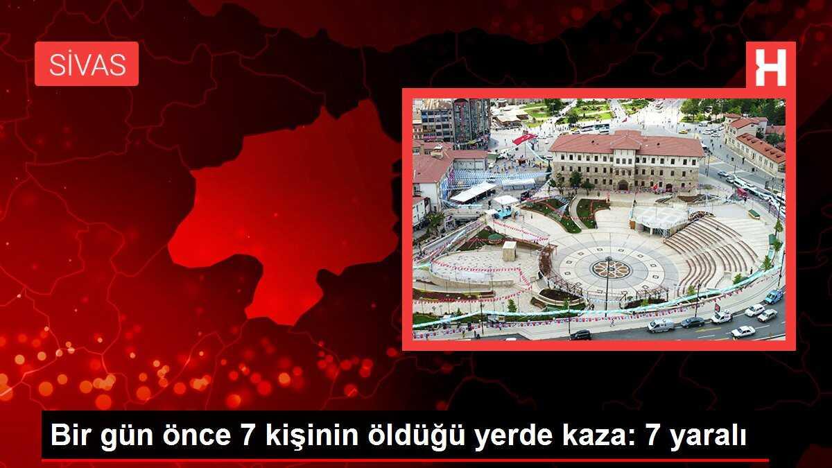 Bir gün önce 7 kişinin öldüğü yerde kaza: 7 yaralı