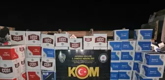 Aksaray'da 6 Milyon 700 Bin Makaron Ele Geçirildi