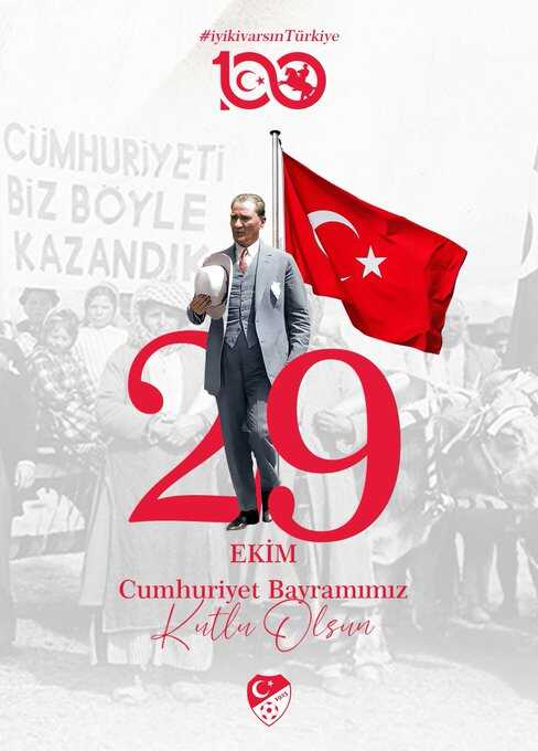 Tüyler diken diken! İşte spor camiasından Cumhuriyet Bayramı mesajları