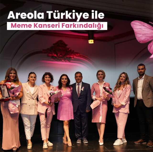 Meme kanseri farkındalığı ayı kapsamında 'Areola Türkiye ile Hayatın Renklerini Yeniden Keşfet' etkinliği büyük bir başarıyla gerçekleşti