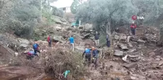 Söke'de sele kapılan vatandaşı arama çalışmaları devam ediyor