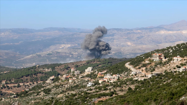 İsrail'den Lübnan'a atılan top mermisi hastaneye isabet etti