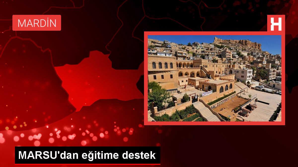 Mardin Su ve Kanalizasyon İdaresi Genel Müdürlüğü, İl Milli Eğitim Müdürlüğüne donanım malzemeleri hibe etti