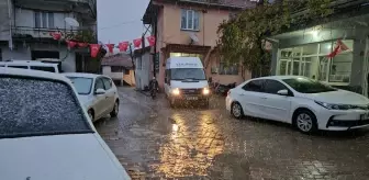 Sındırgı'da İlk Kar Yağışı