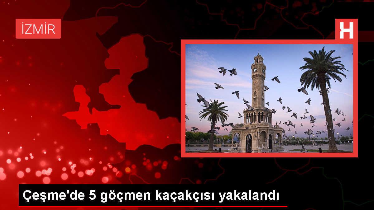 Çeşme'de göçmen kaçakçılığı operasyonu
