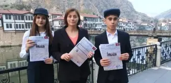 Amasya'da Kadına Şiddete Karşı Farkındalık Gazetesi Dağıtıldı