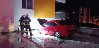 Kırıkkale'de otomobil yangını