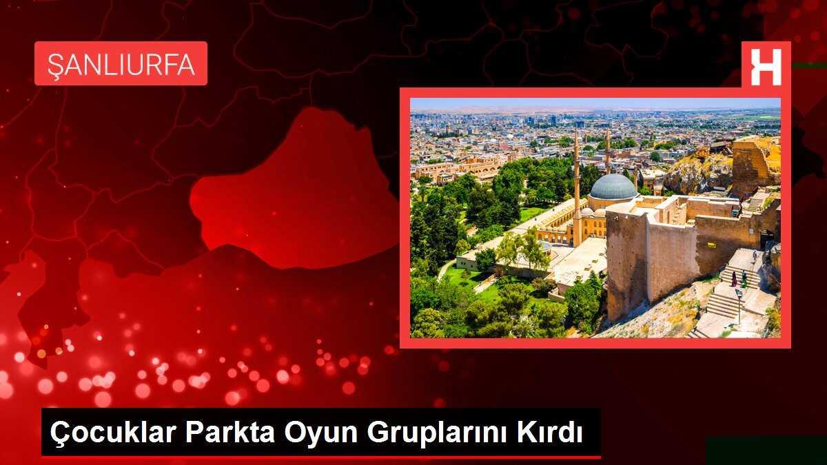Çocuklar Parkta Oyun Gruplarını Kırdı