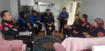 Zihinsel engelli genç kızın polis olma hayali gerçek oldu