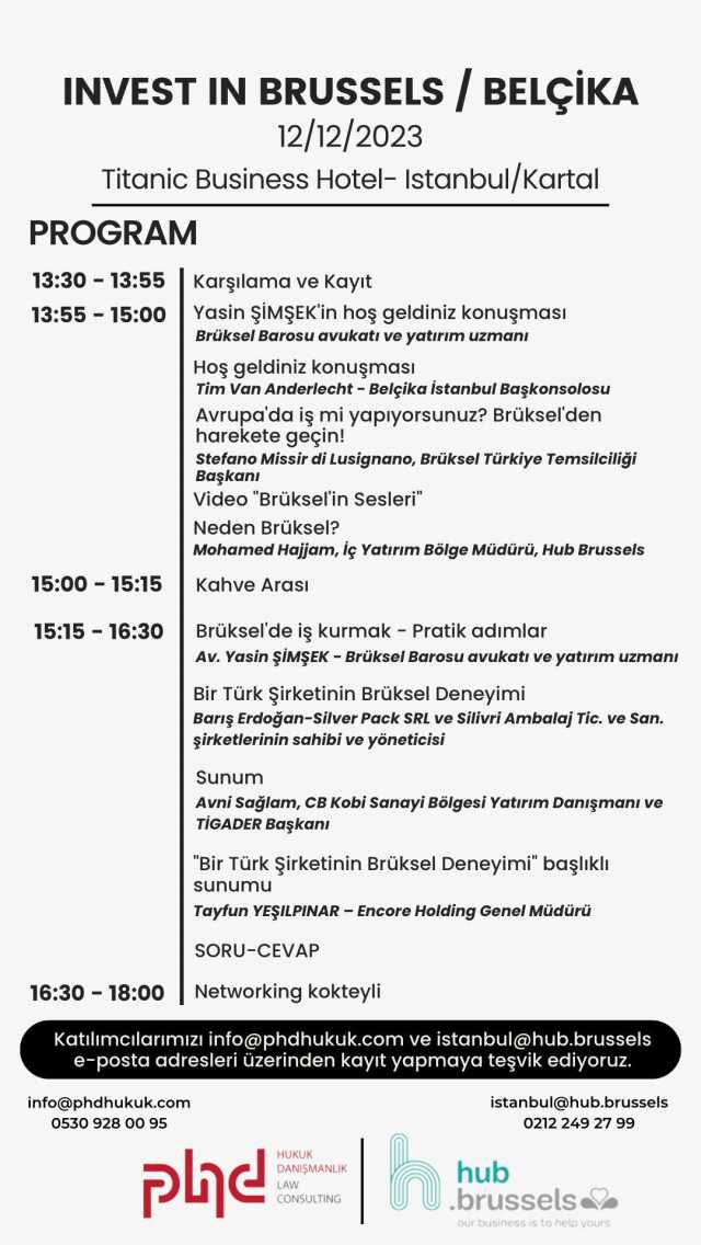 Avrupa'ya açılmak isteyen yatırımcılar dikkat! Fırsat 12 Aralık'ta ayağınıza geliyor