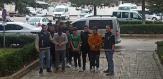 Amasya'da 8 Afganistanlı kaçak göçmen yakalandı