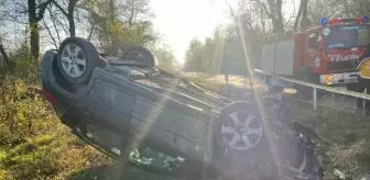 Zonguldak'ta Otomobil Takla Attı: 1 Ölü