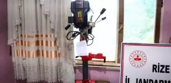Rize'de kaçak silah imalathanesine baskın: 3 şüpheli gözaltına alındı