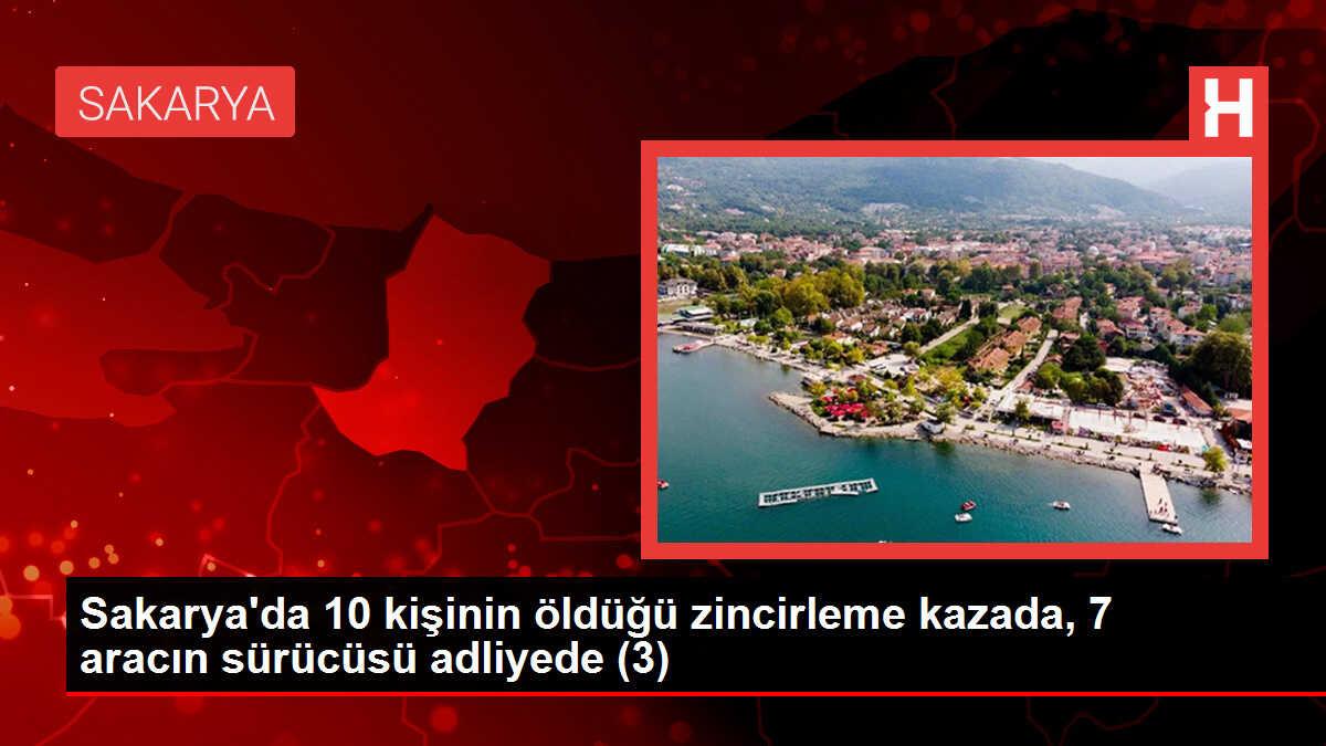Sakarya'da zincirleme trafik kazasında 3 sürücü tutuklandı