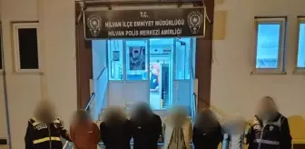 Hilvan'da 5 şüpheli motosiklet hırsızlığından gözaltına alındı