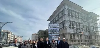 Havsa ilçesinde yeni Hükümet Konağı inşaatı devam ediyor