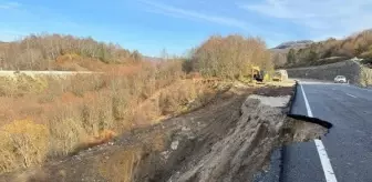 Bartın-Kastamonu kara yolunda heyelan sonucu kapanan Kastamonu yönü, 1 ay sonra tekrar ulaşıma açıldı