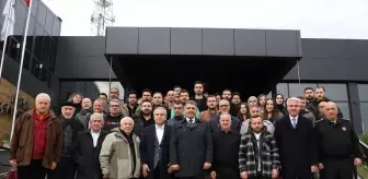 Düzce Valisi Selçuk Aslan, gazetecilerle bir araya geldi