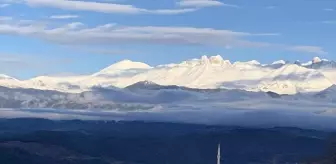 Adana'nın Aladağ ilçesinde kar yağışı
