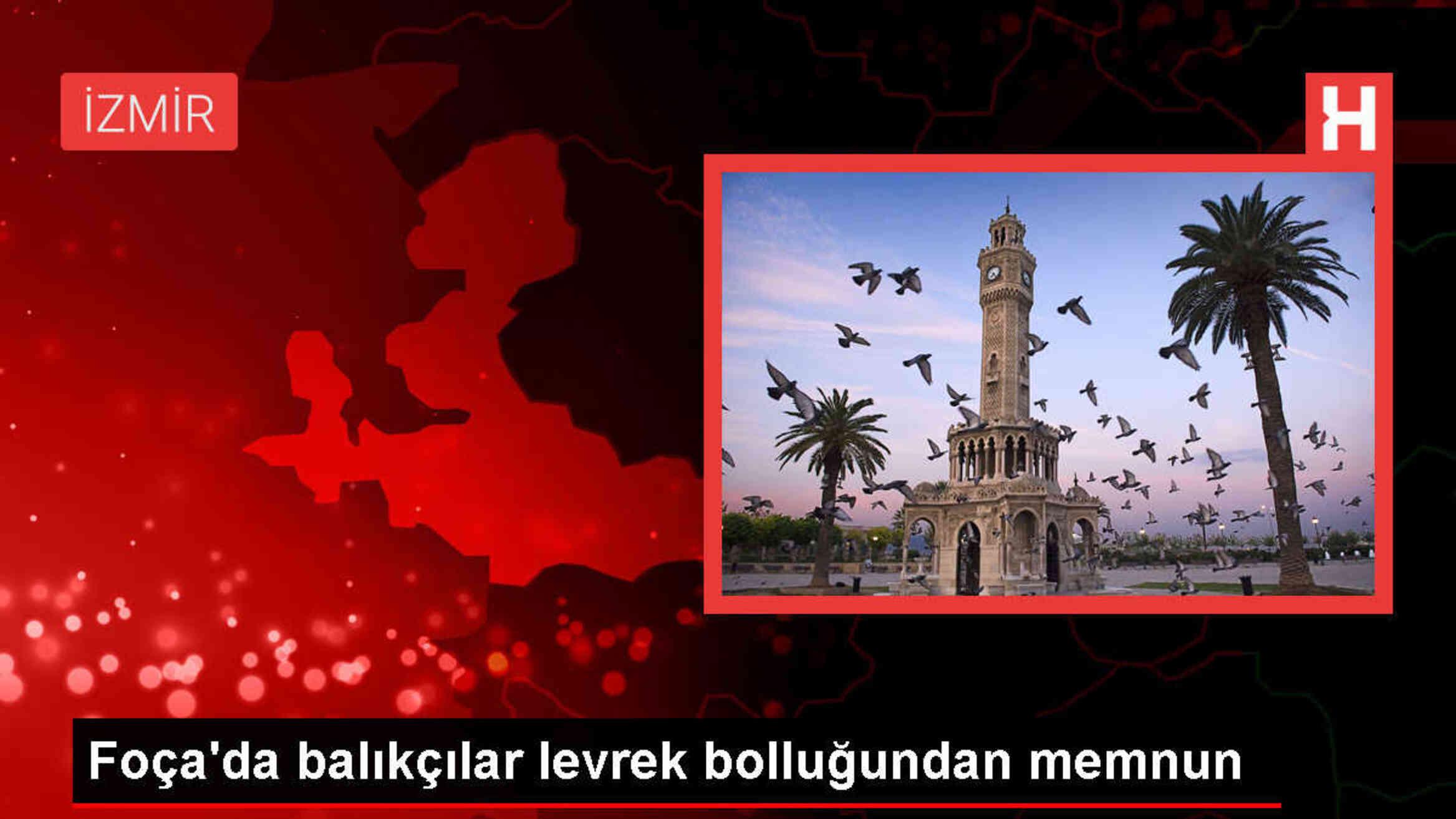 Foça'da Havaların Soğumasıyla Levrekler Tezgahlarda