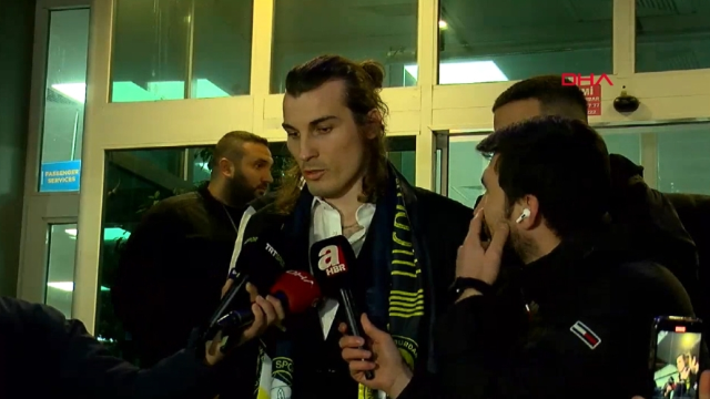 Fenerbahçe'nin yeni transferi Çağlar Söyüncü, İstanbul'a geldi! İlk iş taraftara seslendi