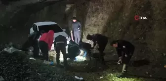 Polisten kaçarken demiryoluna uçtular: Otomobildeki 2 kişiye gözaltı