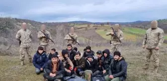 Edirne'de 157 kaçak göçmen ve 5 organizatör yakalandı